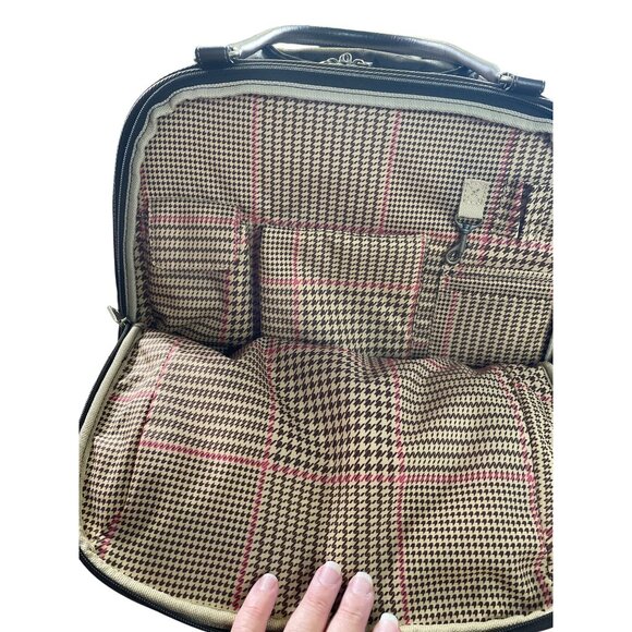 Ralph Lauren Chaps green Rolling Carry-On overnight Luggage Bag SKU 8697 - Picture 15 of 16